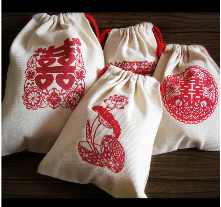 定制印花帆布袋，棉布束