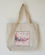 燙畫、絲印帆布手提袋、